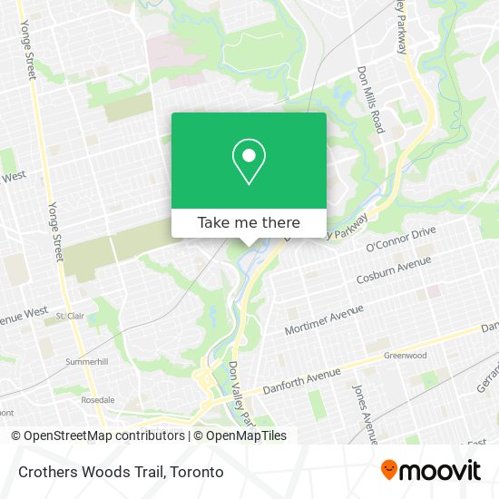 Crothers Woods Trail plan