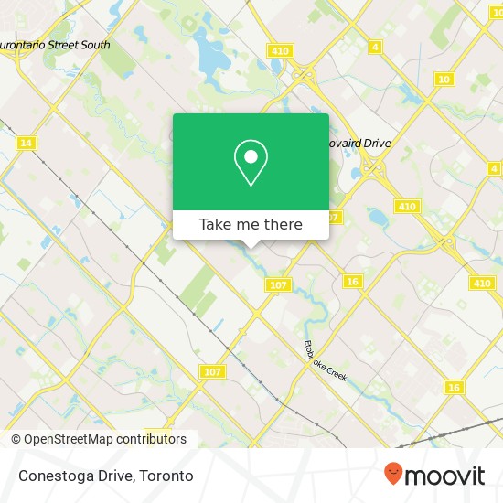 Conestoga Drive map