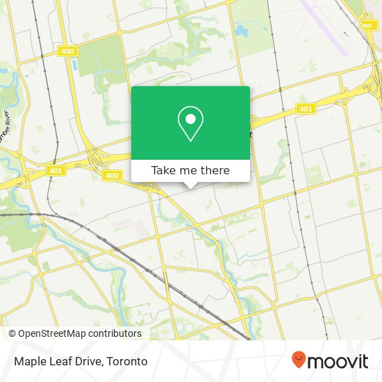 Maple Leaf Drive map