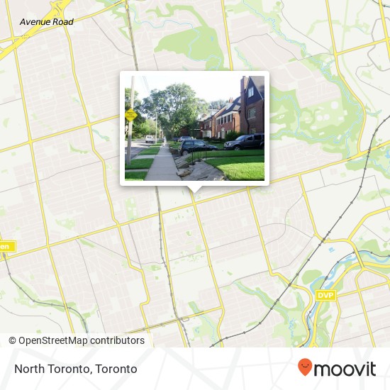 North Toronto map