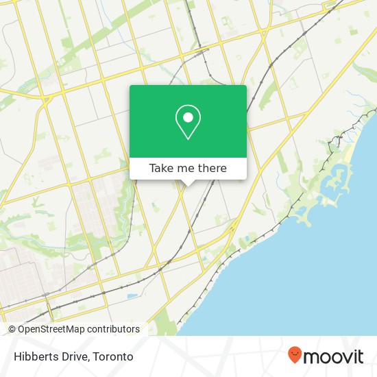 Hibberts Drive map