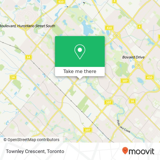 Townley Crescent map