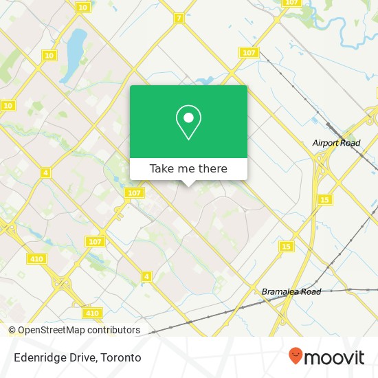 Edenridge Drive map