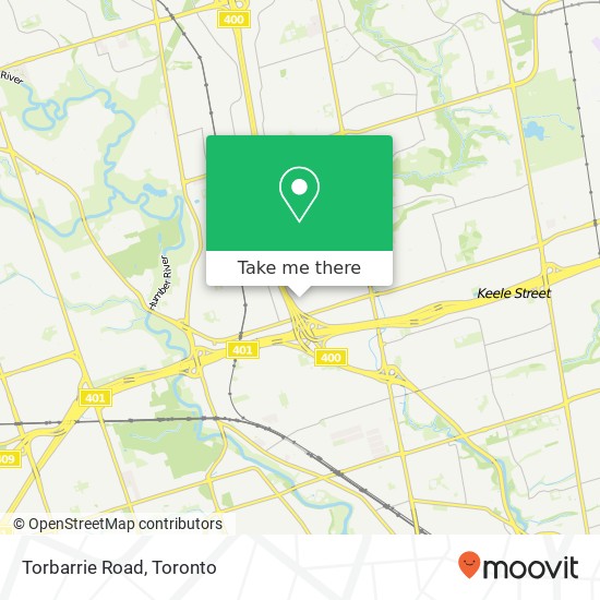 Torbarrie Road map