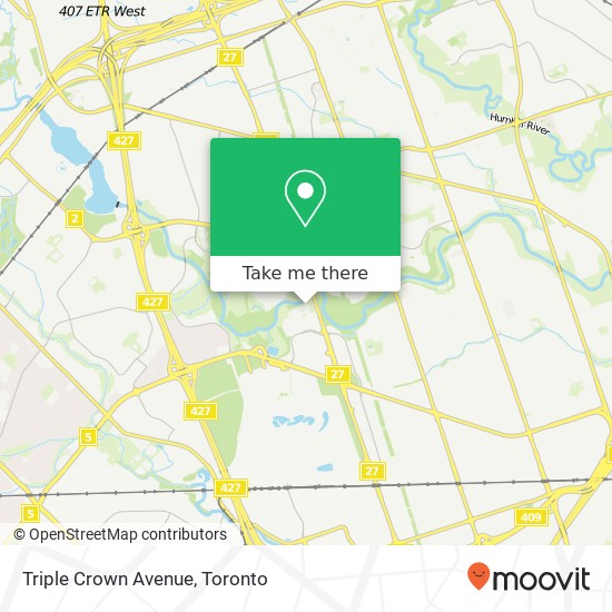 Triple Crown Avenue map