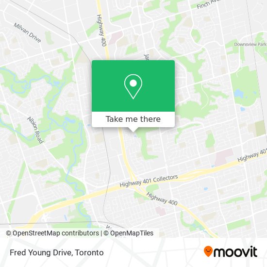 Fred Young Drive map