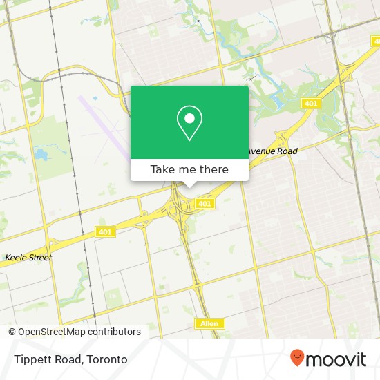 Tippett Road map