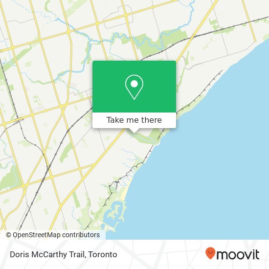 Doris McCarthy Trail map