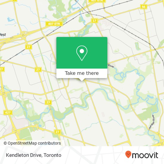 Kendleton Drive map
