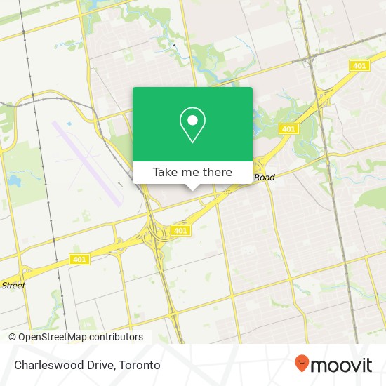 Charleswood Drive map