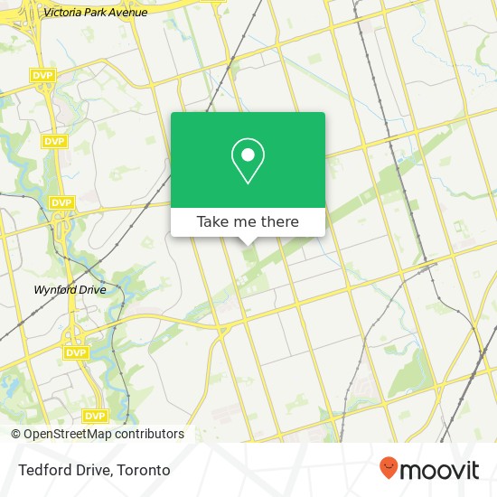 Tedford Drive map