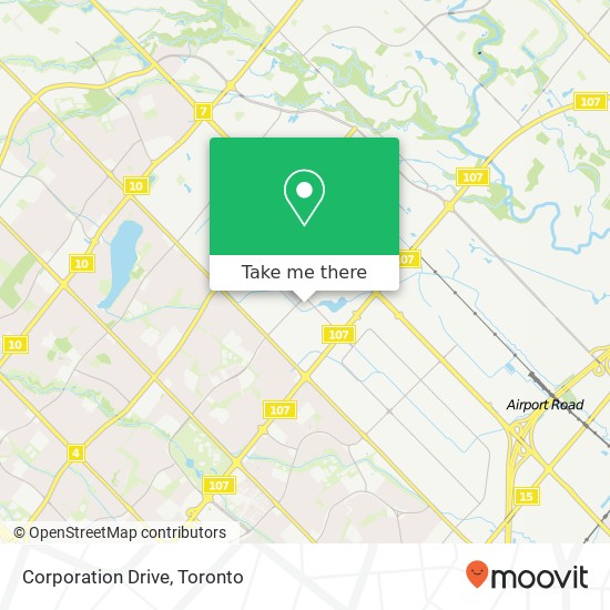 Corporation Drive map