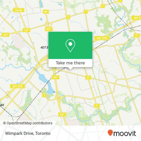 Wimpark Drive map