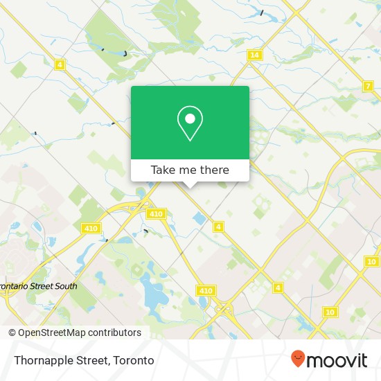 Thornapple Street map