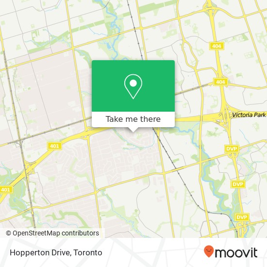 Hopperton Drive map