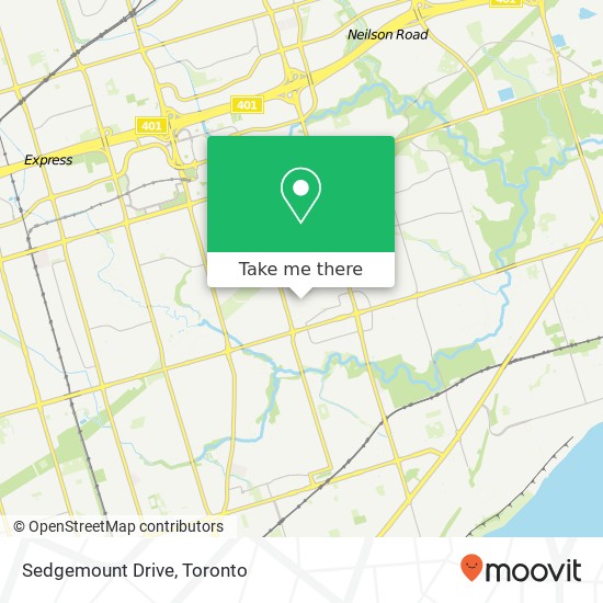 Sedgemount Drive map