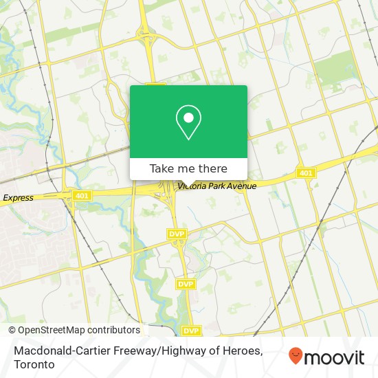 Macdonald-Cartier Freeway / Highway of Heroes plan