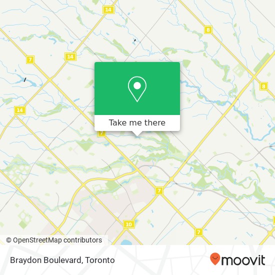 Braydon Boulevard map