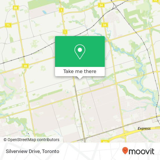 Silverview Drive map
