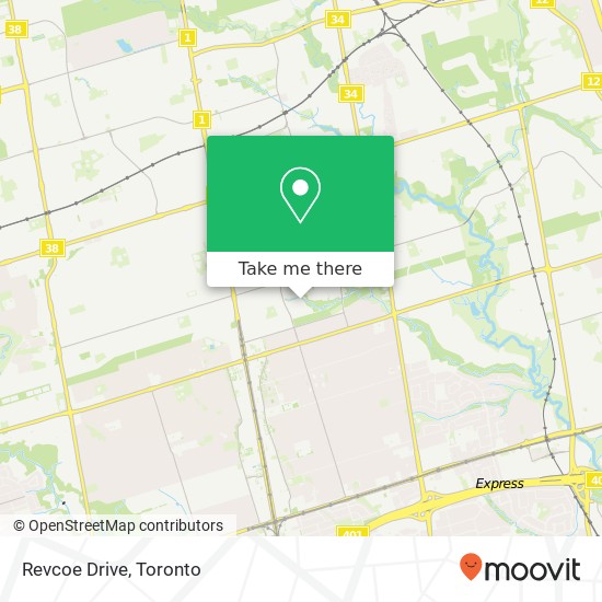 Revcoe Drive map
