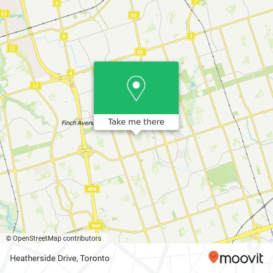 Heatherside Drive map