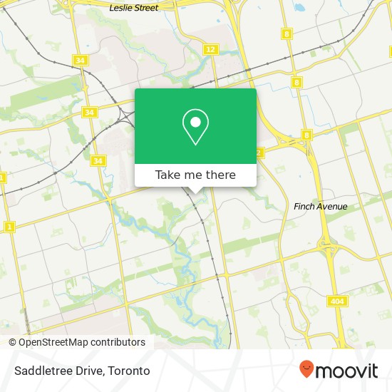 Saddletree Drive map