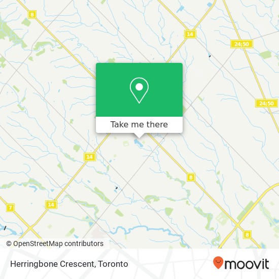 Herringbone Crescent map