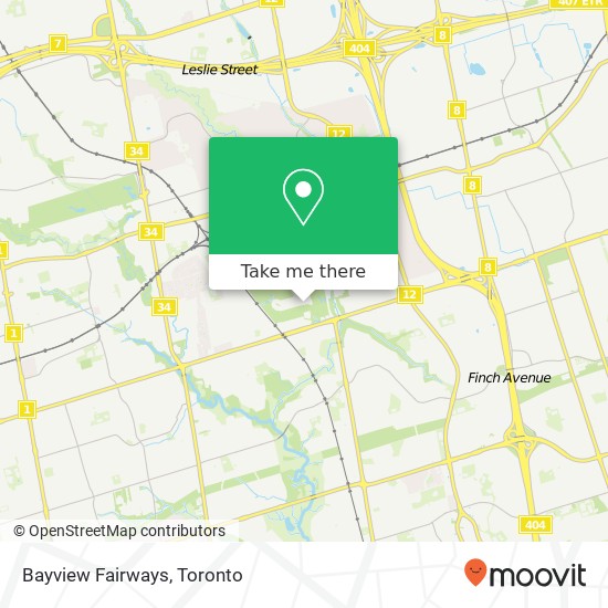 Bayview Fairways map