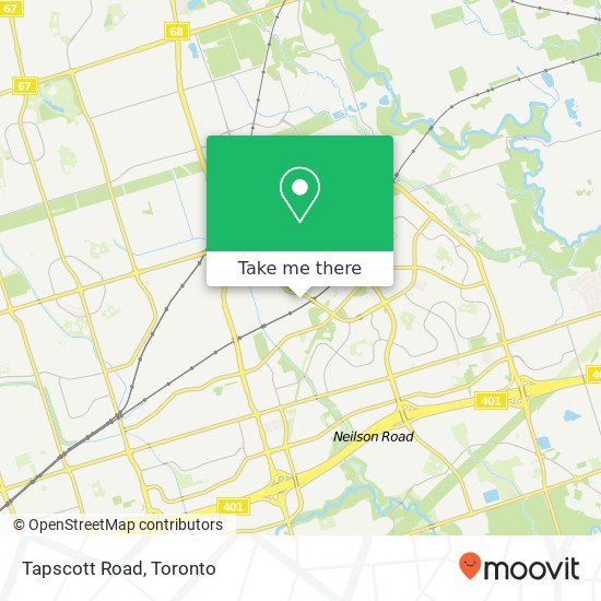 Tapscott Road map