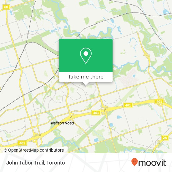 John Tabor Trail map