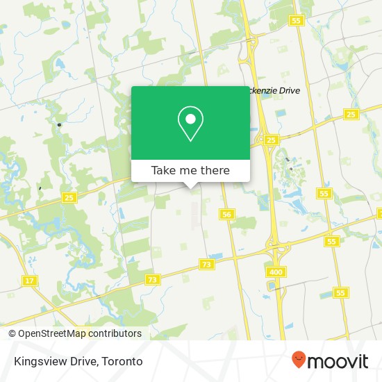 Kingsview Drive map