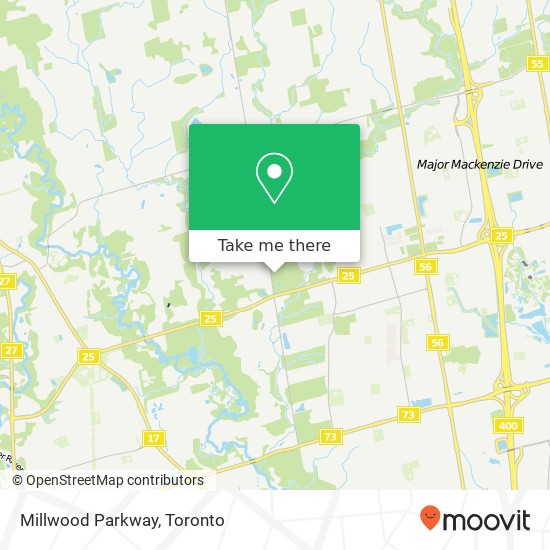 Millwood Parkway map