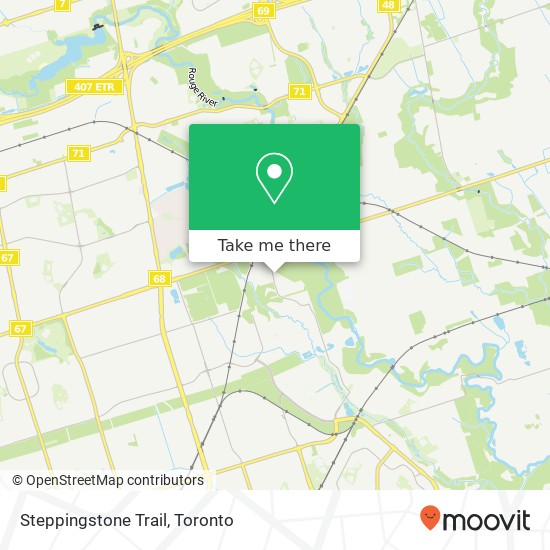 Steppingstone Trail map