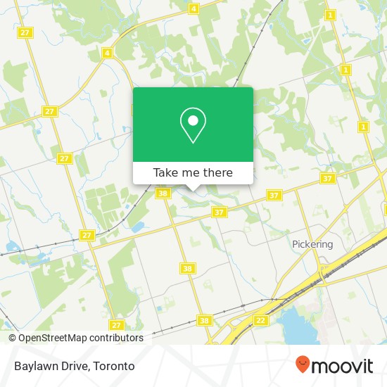 Baylawn Drive map