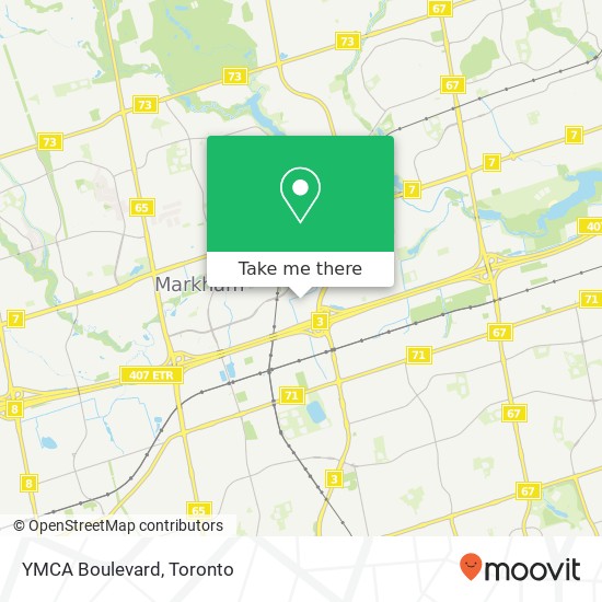 YMCA Boulevard map