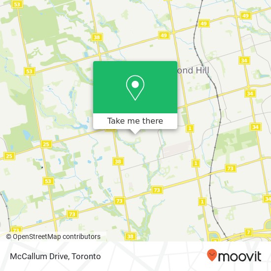 McCallum Drive map
