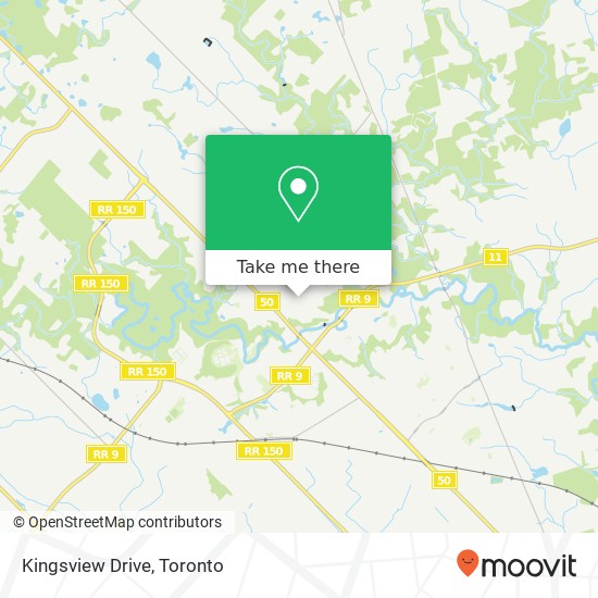 Kingsview Drive map