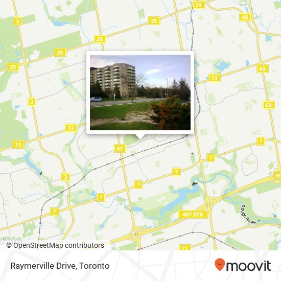 Raymerville Drive map