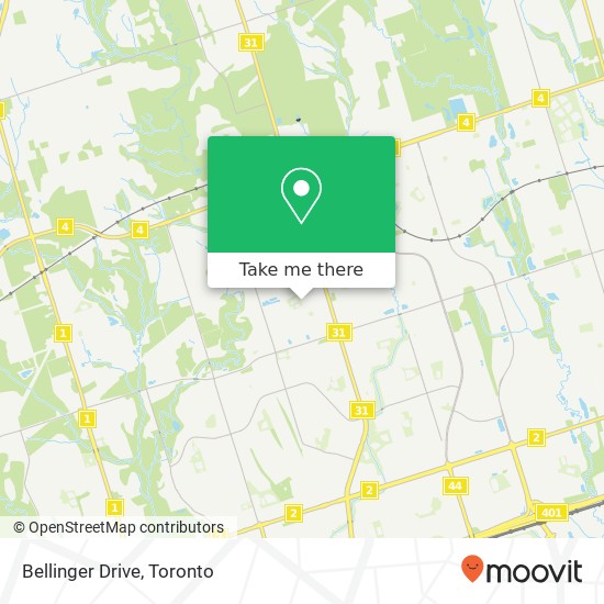 Bellinger Drive map