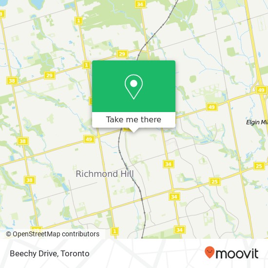 Beechy Drive map
