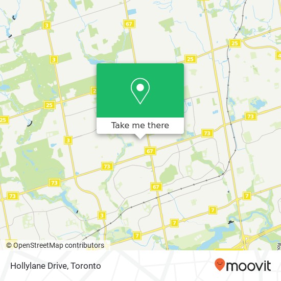 Hollylane Drive map