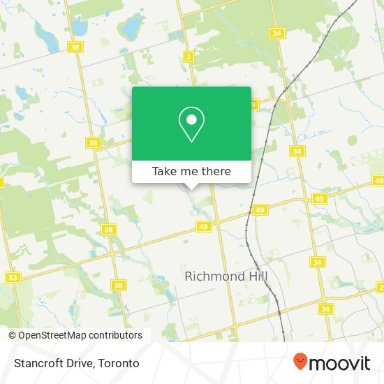 Stancroft Drive map
