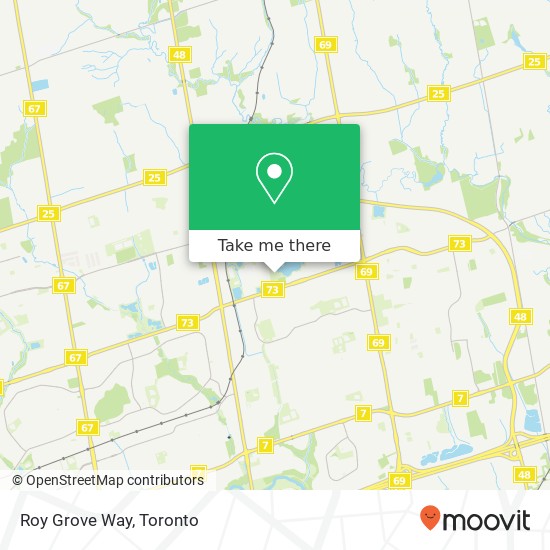 Roy Grove Way map