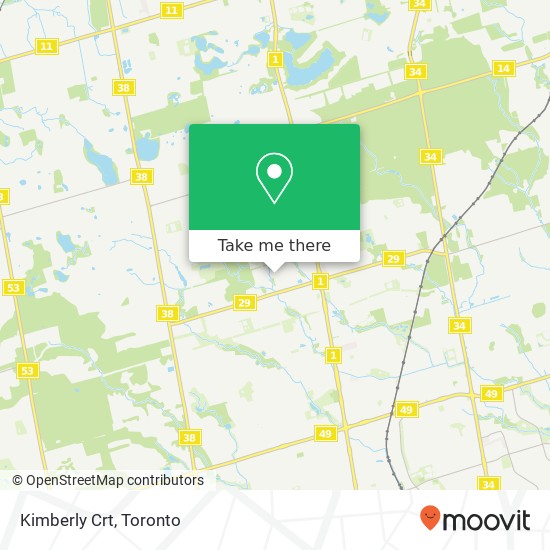 Kimberly Crt map