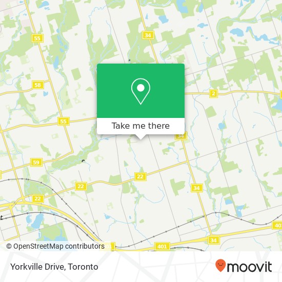 Yorkville Drive map