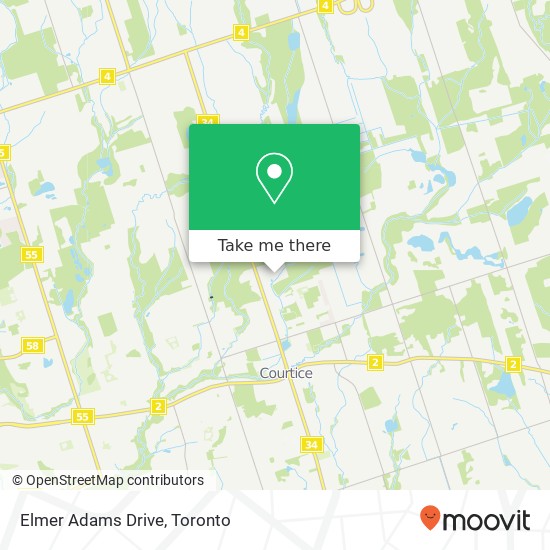 Elmer Adams Drive map