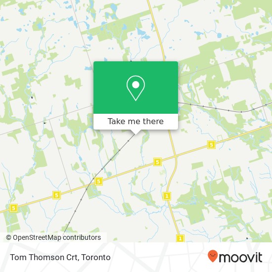 Tom Thomson Crt map