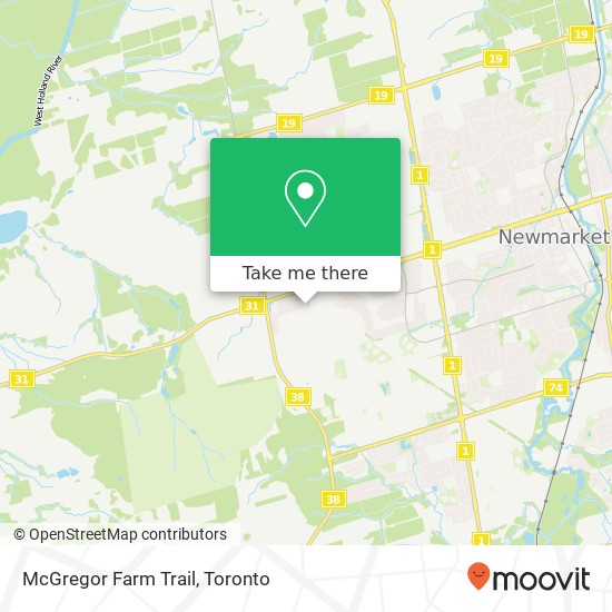 McGregor Farm Trail map