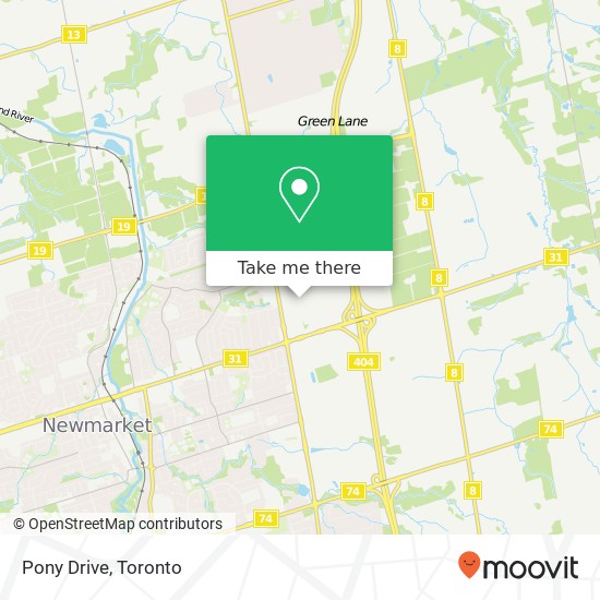 Pony Drive map