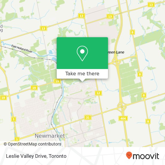 Leslie Valley Drive map